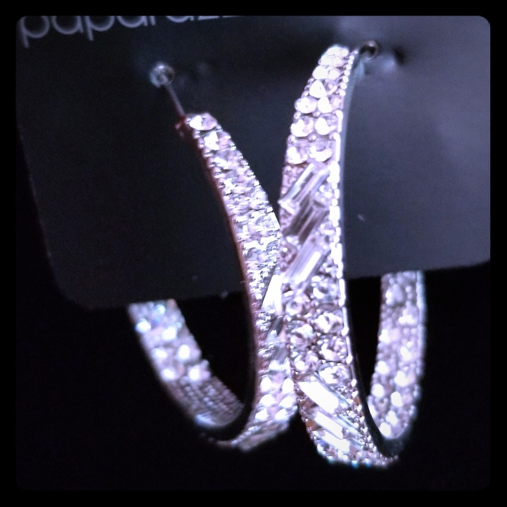 Rhinestone earrings